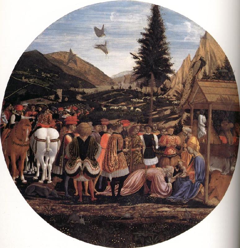 DOMENICO VENEZIANO The Adoration of the Magi oil painting image